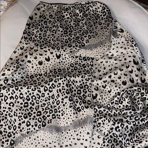 Leopard Print maxi skirt